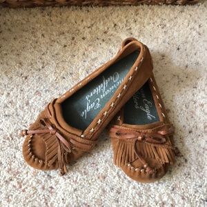 Brown Leather Moccasins